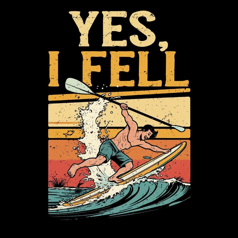 Stand Up Paddle Yes I Fell