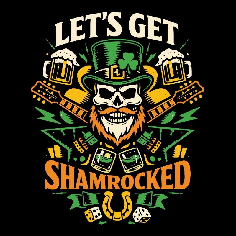 Let's Get Shamrocked | St Patrick Skull Party