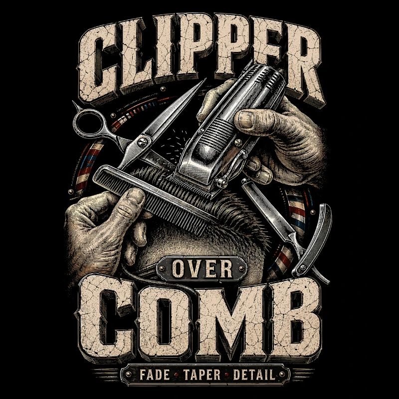 Barber Barbier Clipper Over Comb