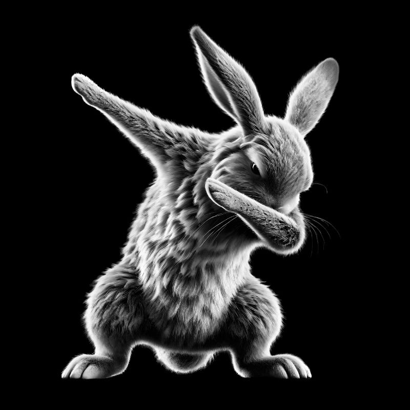 Funny Dabbing Rabbit Animal Lover Animals