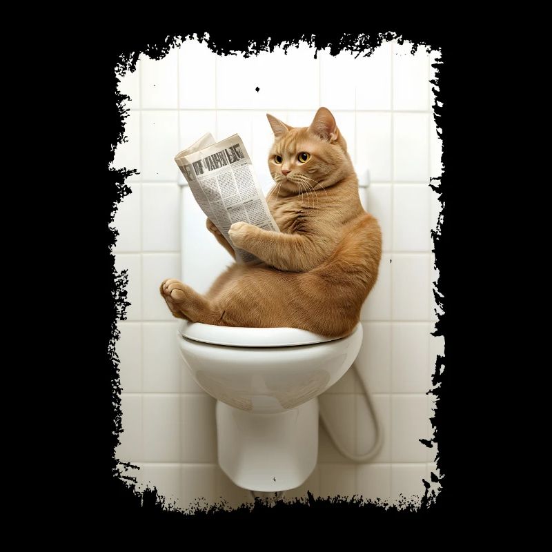 Drôle de chat chat propriétaire de chat Loo Cat Pet