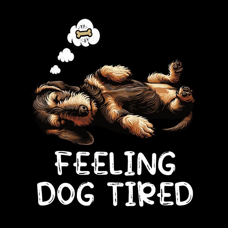 Se sentir fatigué par chien Teckel à poil dur Teckel teckel