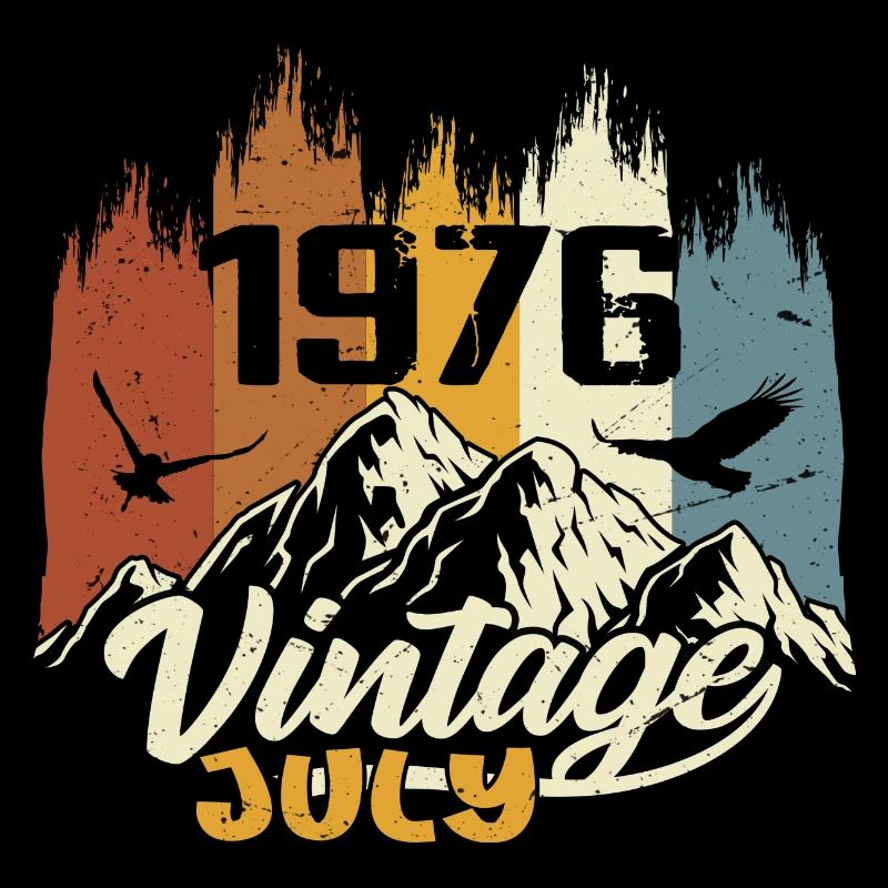 Vintage Juli 1976 Geburtstagsgeschenk Juli 1976