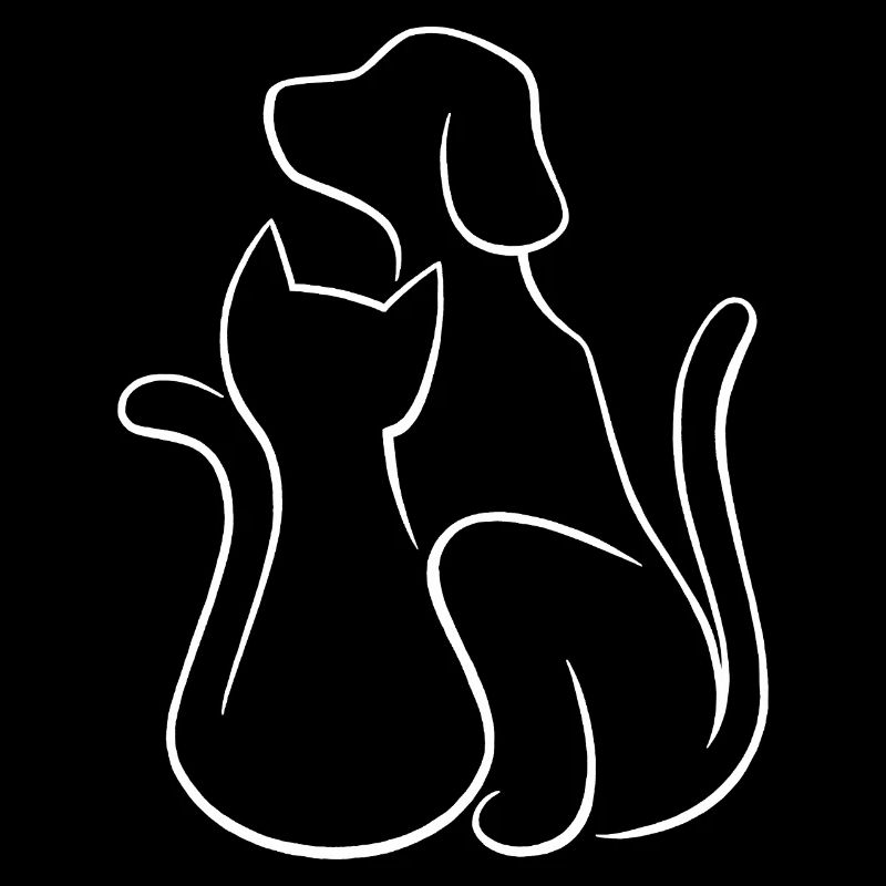 Hund und Katze Tierliebe
