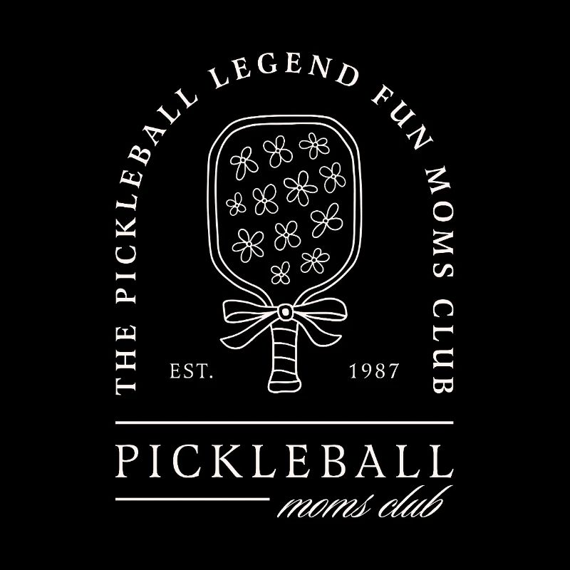 Pickleball-Mama lustige Mutter
