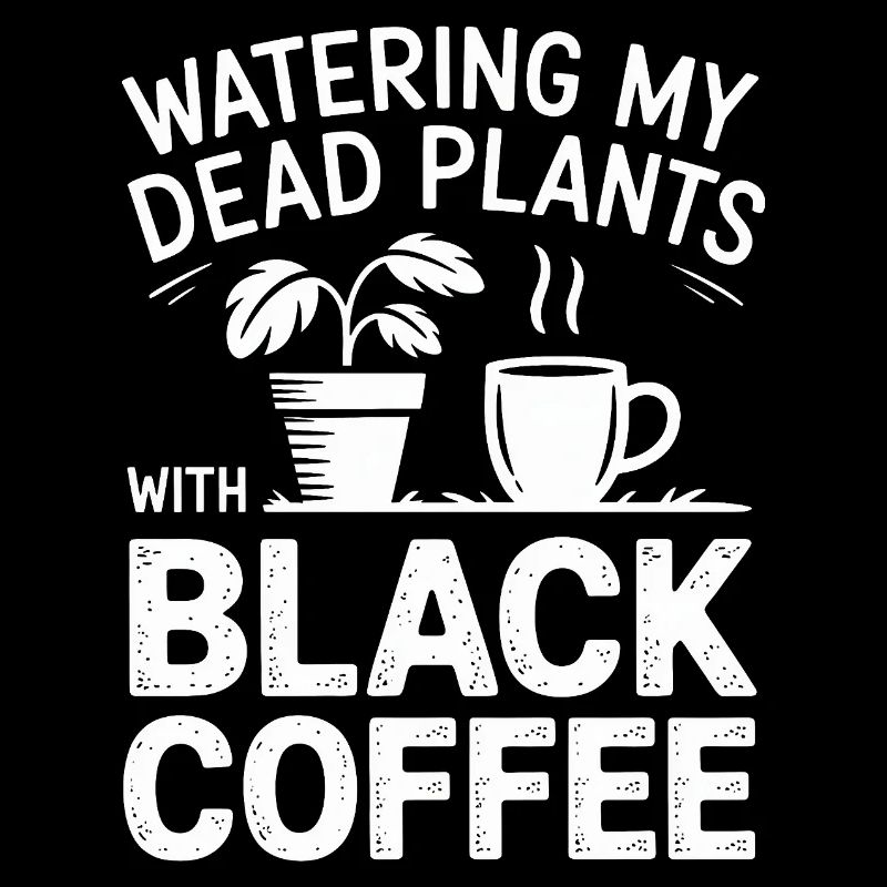Watering Dead Plants with Black Coffee