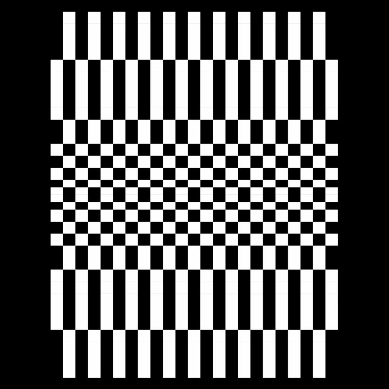Conception du motif à damier