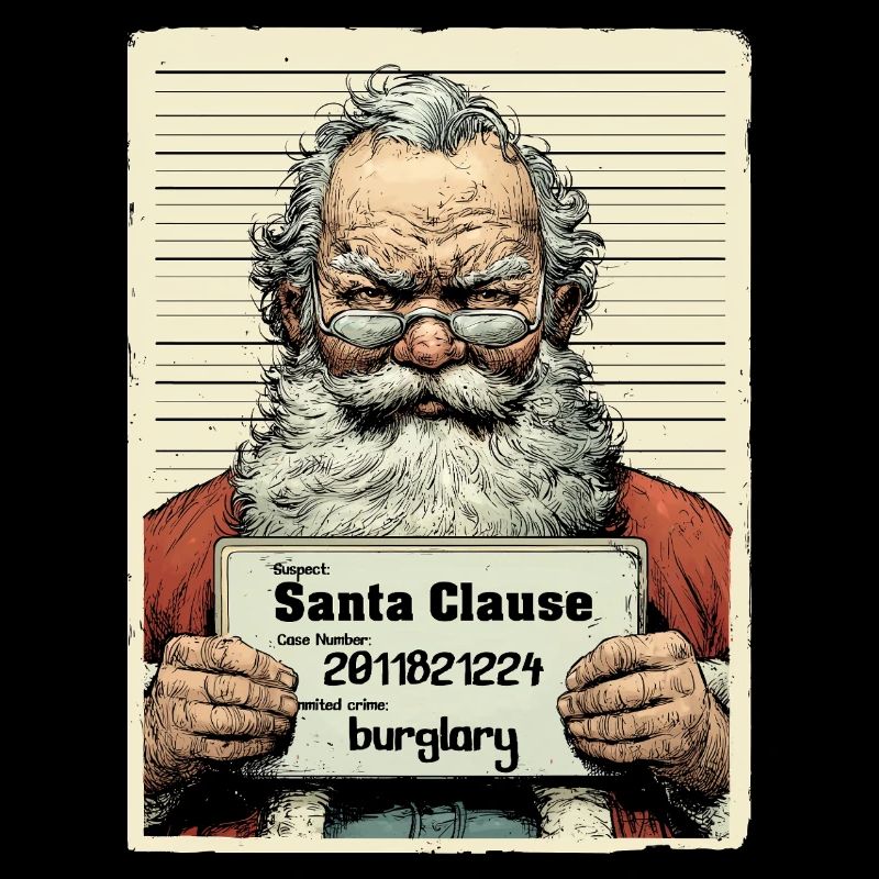 Le Père Noël arrêté