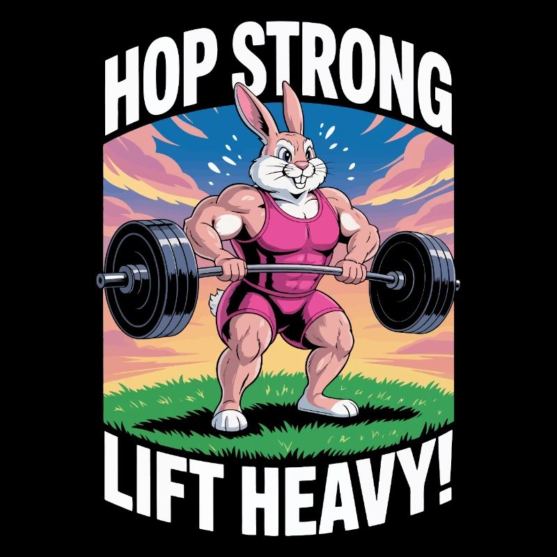 Spring stark. Hebe schwer