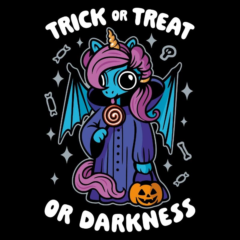 Dunkles süßes Einhorn - Süßes oder Saures oder Dunkelheit