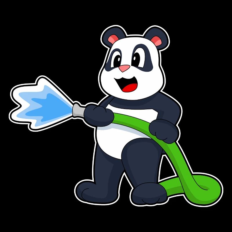 Panda Firefighter Fire Hose