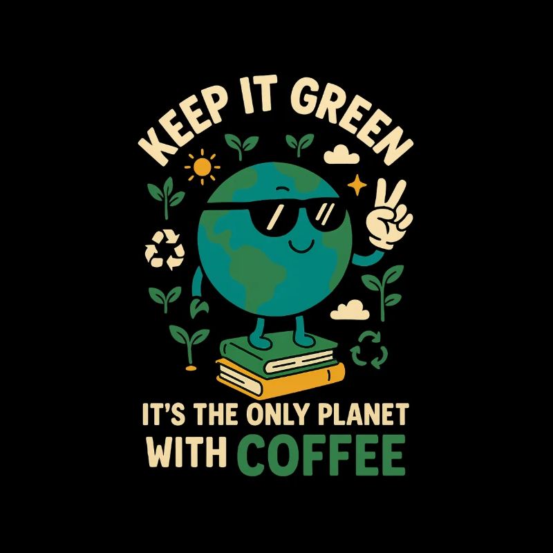Keep it green – only here you can get coffee