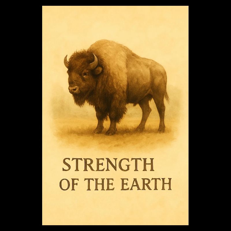 La force du bison de terre