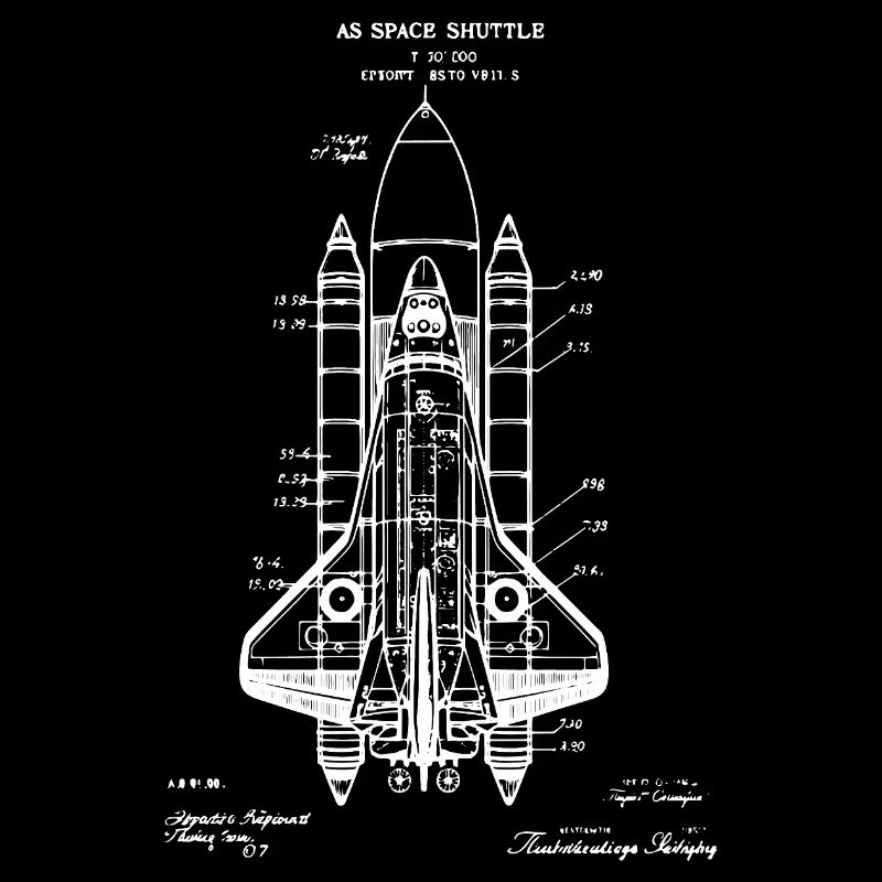 Space Shuttle-Bauplan