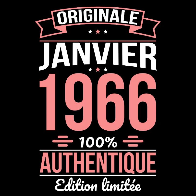 Anniversaire 60 ans - Originale - Janvier 1966