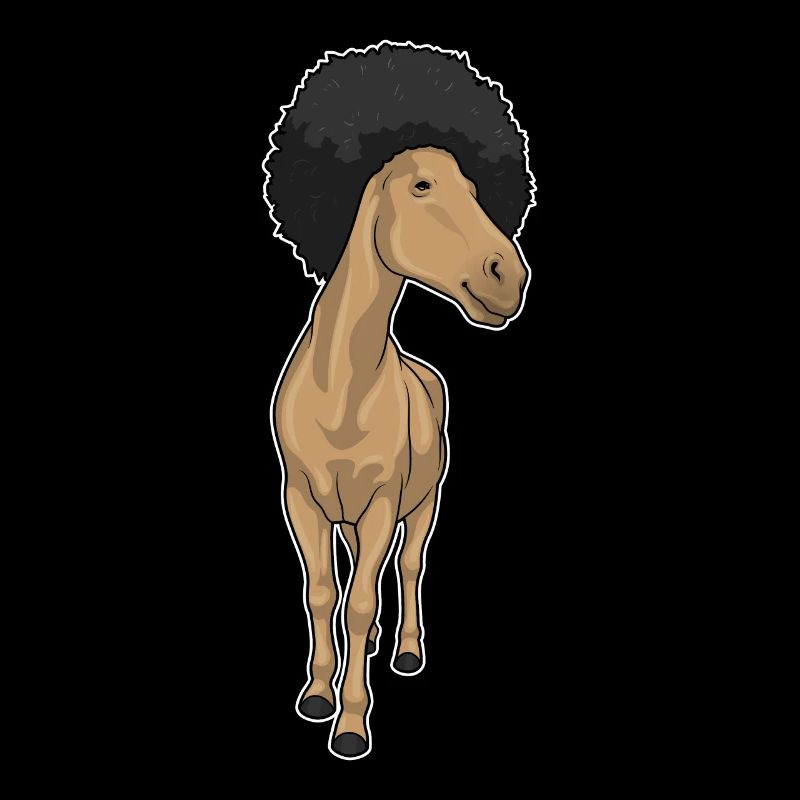 Pferd Afro