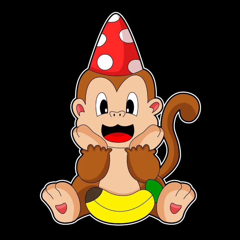 Monkey Party Hat
