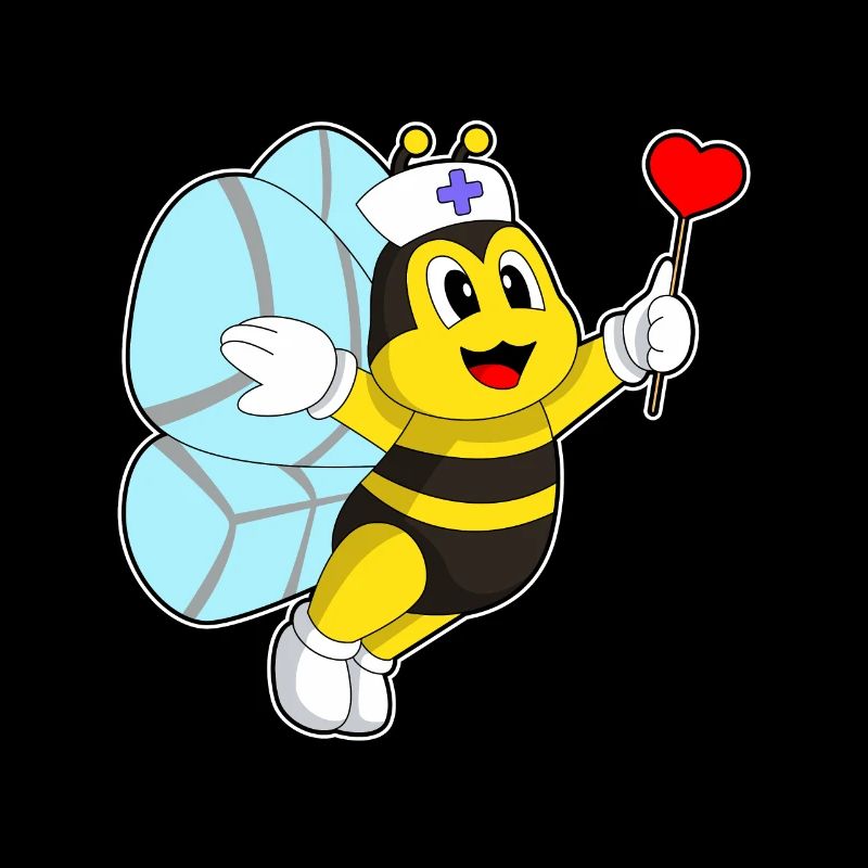 Bee Nurse Heart