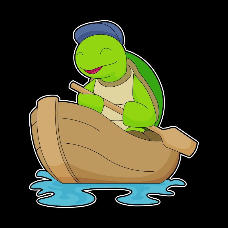 Turtle Boat Paddle