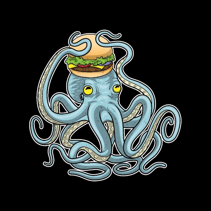 Octopus Cheeseburger