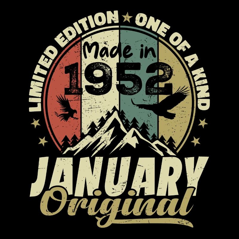 Anniversaire Janvier 1952 - Original Janvier 1952