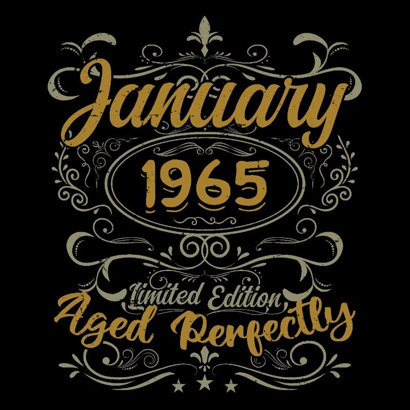 Janvier Cadeau D'anniversaire Nées En Janvier 1965