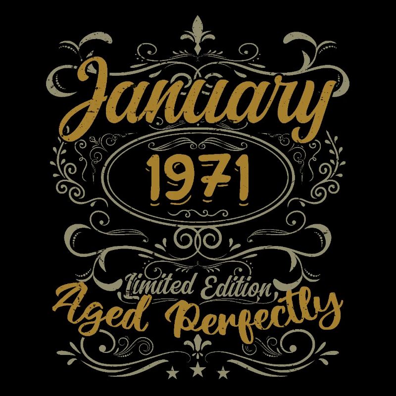Janvier Cadeau D'anniversaire Nées En Janvier 1971