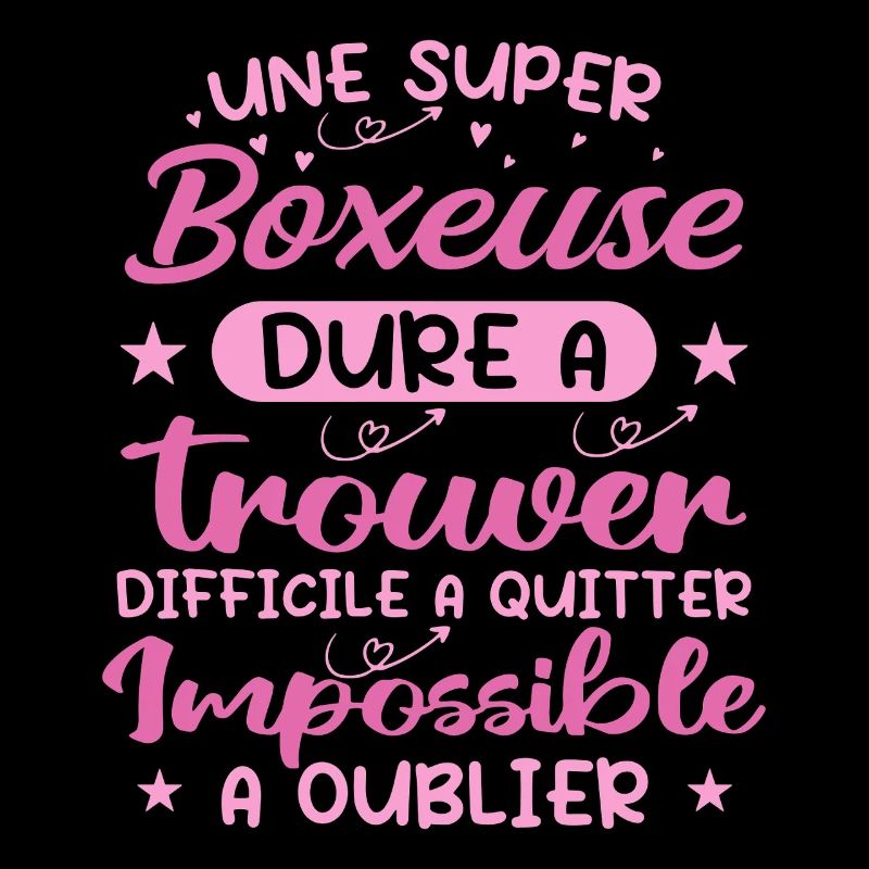 Une Super Boxeuse - Cadeau boxeuse