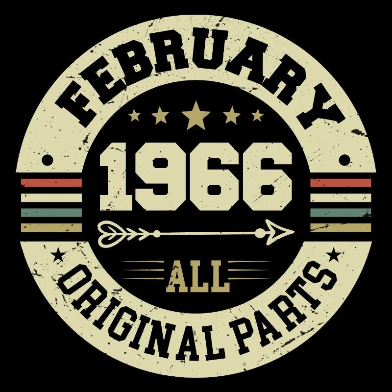 February 1966 Vintage Birthday Gift 1966