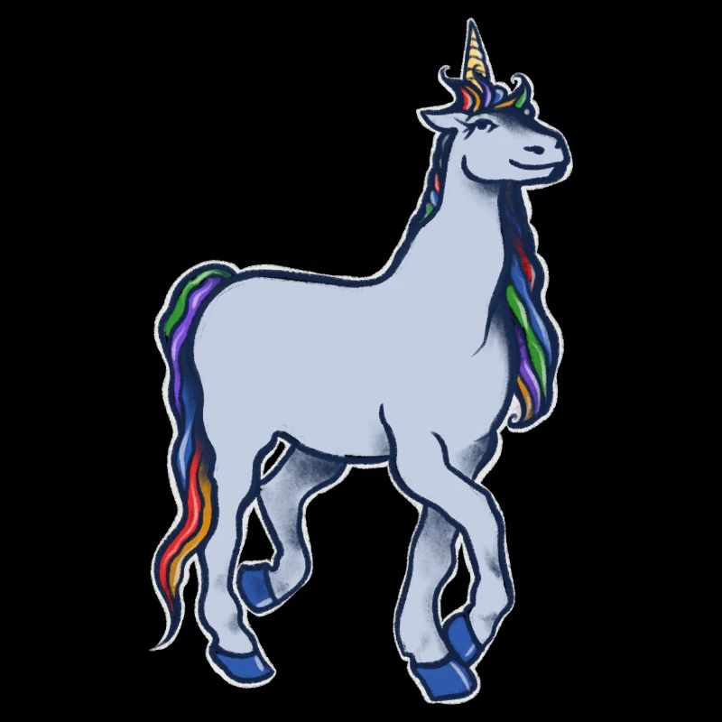 Pastel Rainbow Unicorn