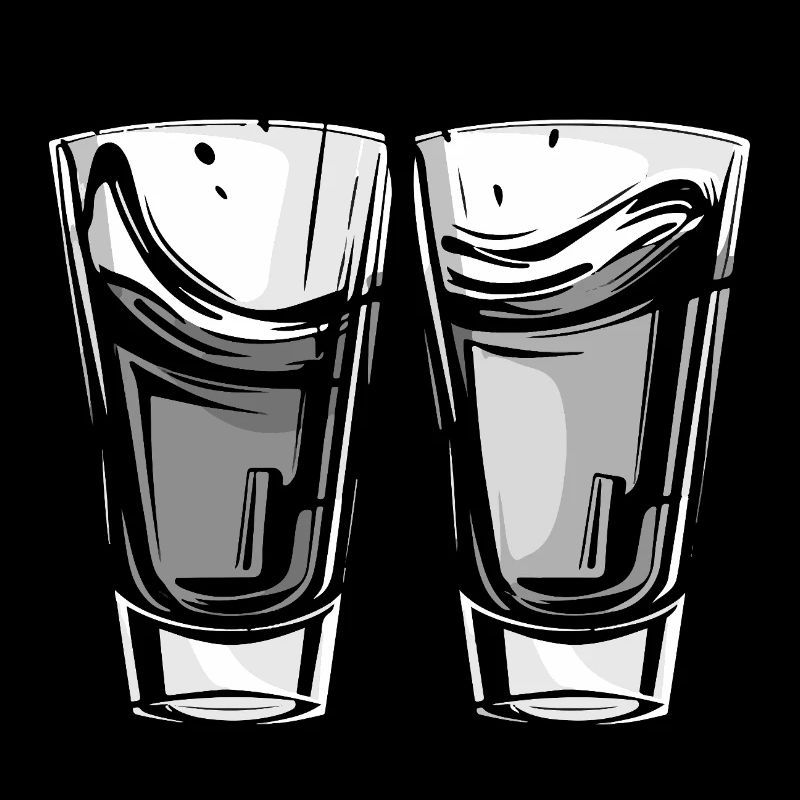 Tequila Glas Anstoßen