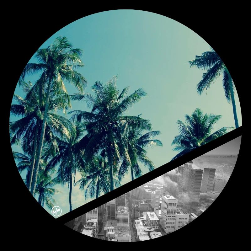 Beach and city