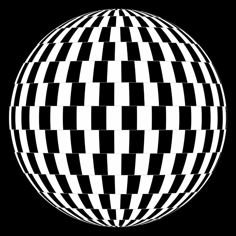 Boule formes abstraites idée cadeau