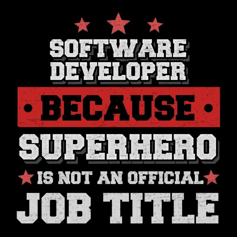 Software Developer Superhero Shirt