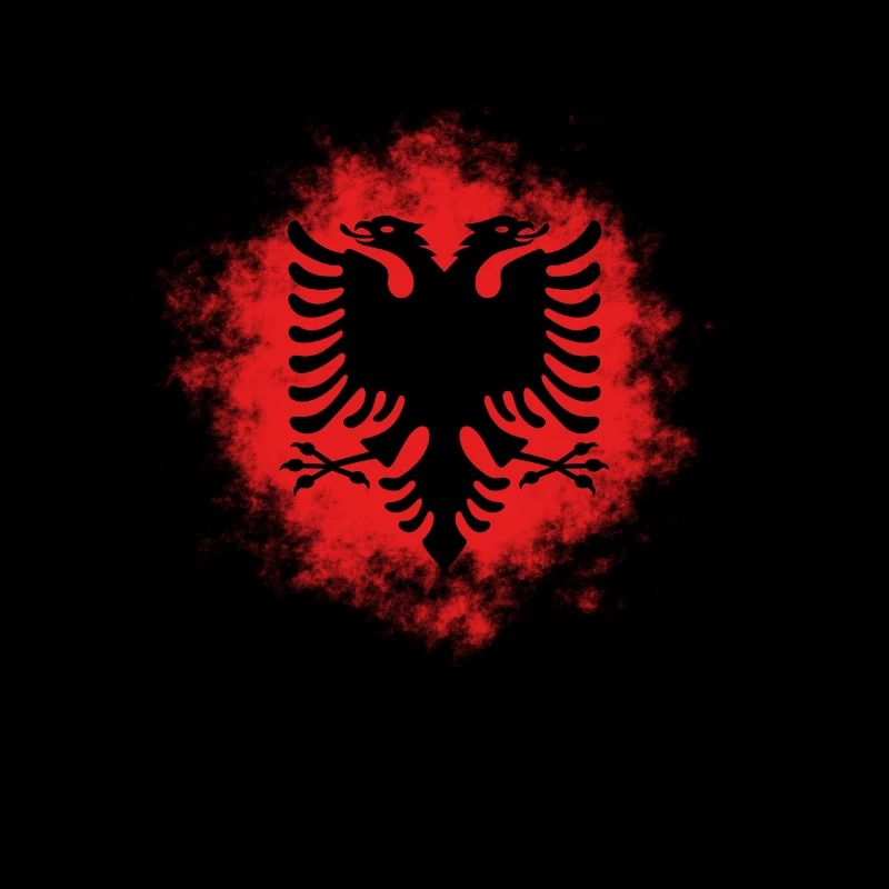 ALBANIE EAGLE DRAPEAU Idée Cadeau Design Thème