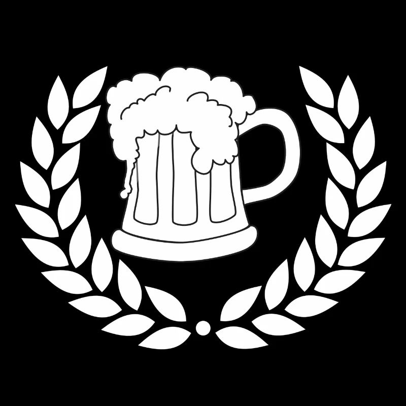 Corona di alloro di birra