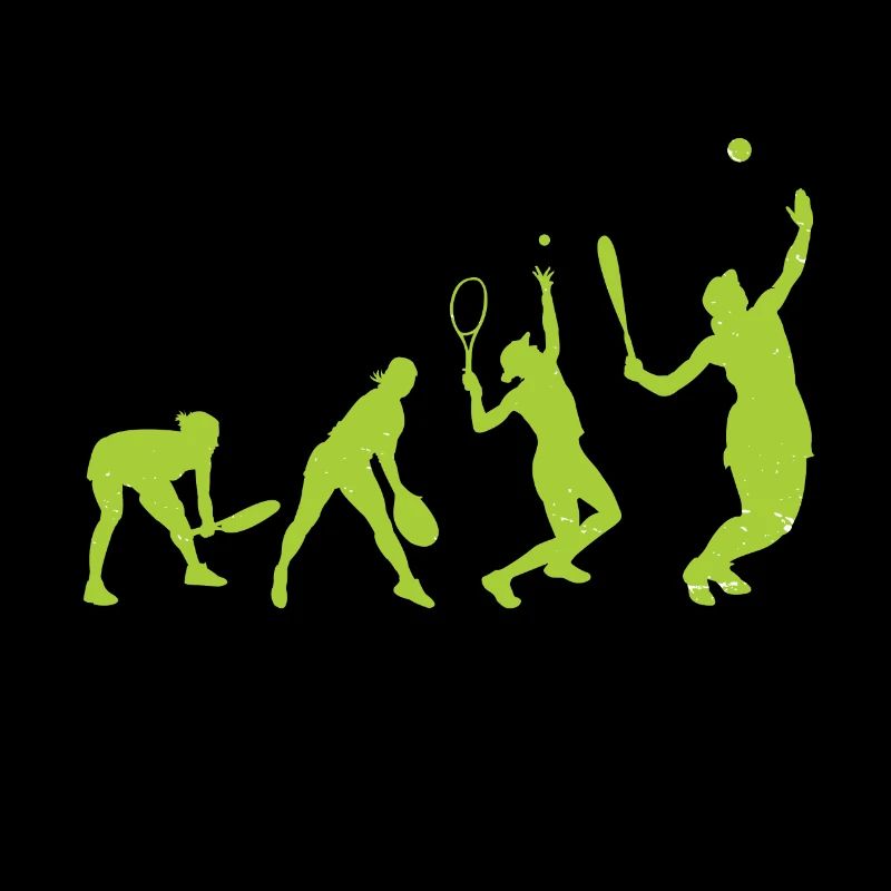 TENNIS EVOLUTION SHIRT LUSTIGES GESCHENK KINDER