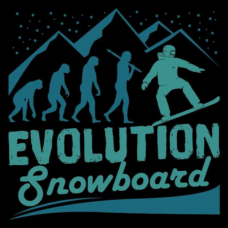 Evolution Snowboard | Wintersport Schnee Geschenk
