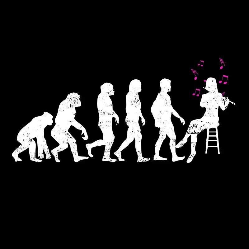 Instrument de flûte d'évolution