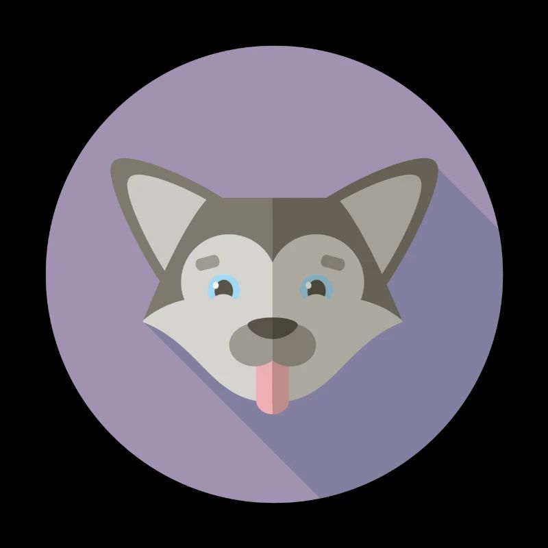 Vector husky