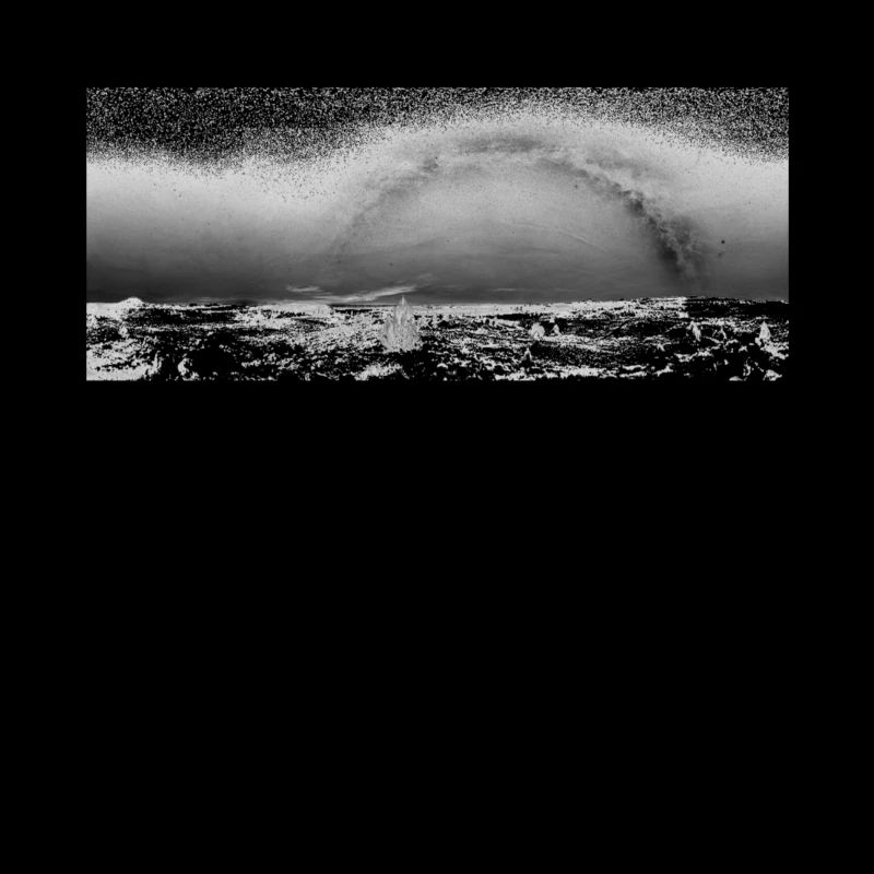 Idée de cadeau lune étoiles paysage