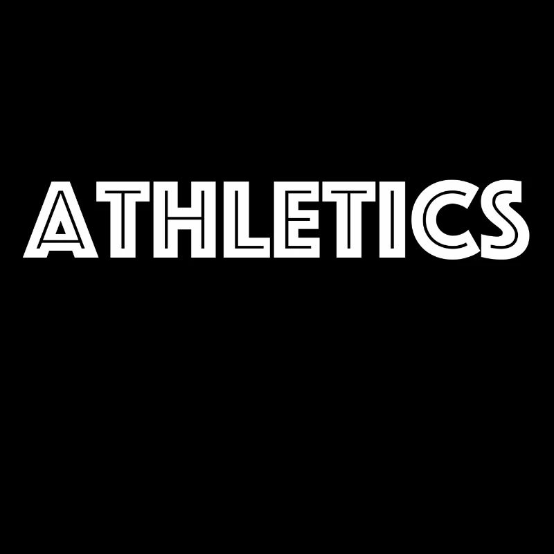 white Athletics - stylish print for training