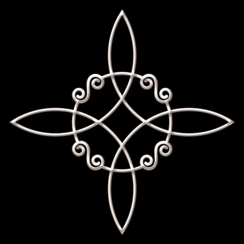 Witch`s Knot, Hexenknoten, Bindet die 4 Elemente