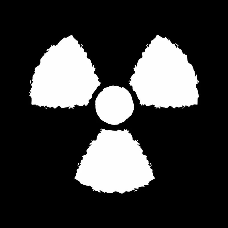 Nuklear Symbol Zeichen