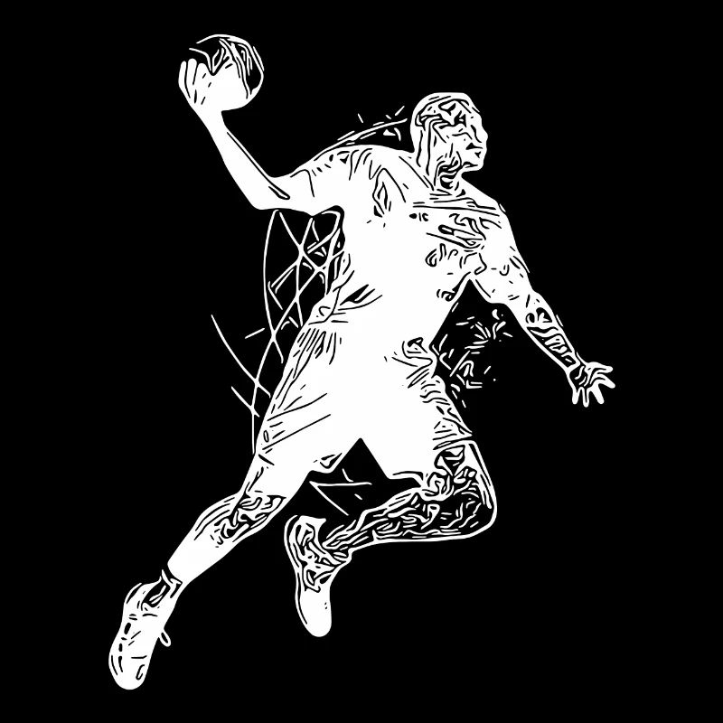 Hobby Handball Player in Throwing Training