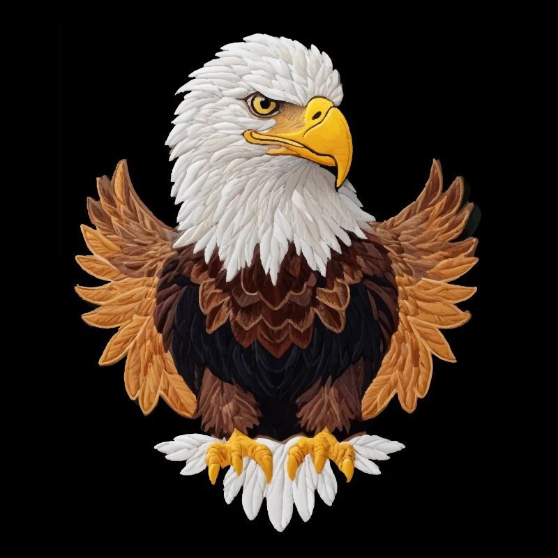 Beautiful bald eagle