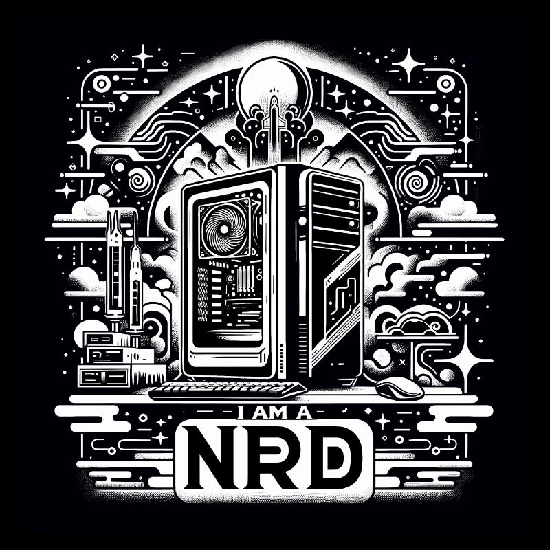 Nerd Pride Black&White