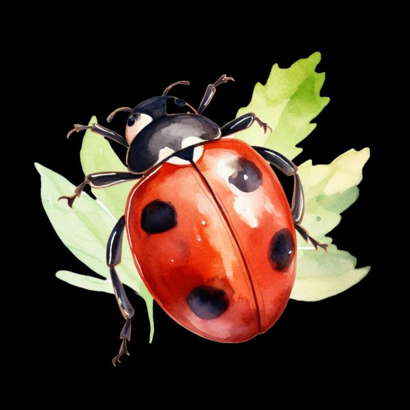 Ladybug Watercolor