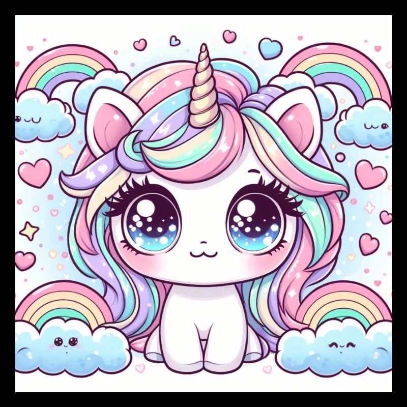 Regenbogen-Einhorn