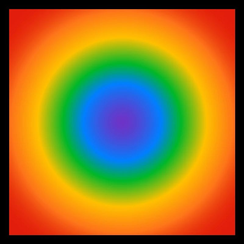 Rainbow Circle Gradient Colors Pride Merch
